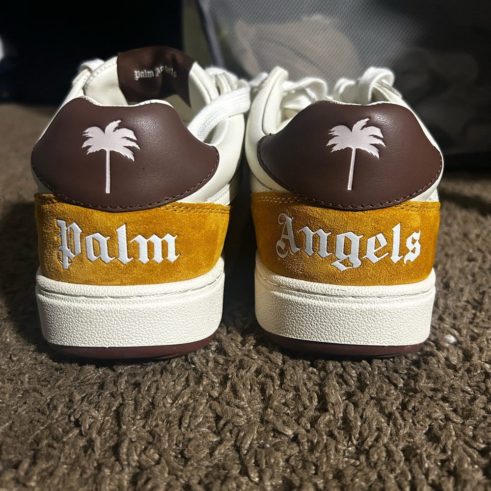 Palm Angels White and Yellow Sneakers - Picture 9 of 9